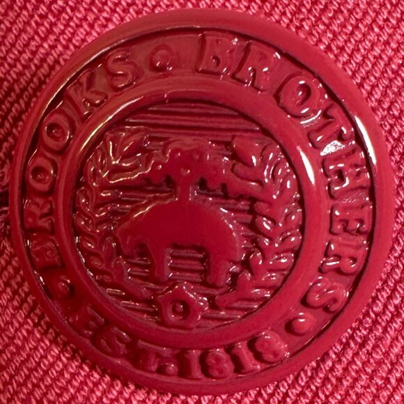 Brooks Brothers Button Military Skirt Pink Knee Length Size 14 - Picture 3 of 7